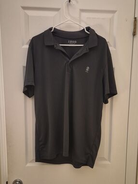 Izod Dark Gray Golf Performance Polo